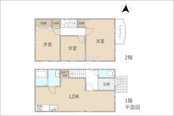 3LDK※図面と現況に相違ある場合には現況優先とします。