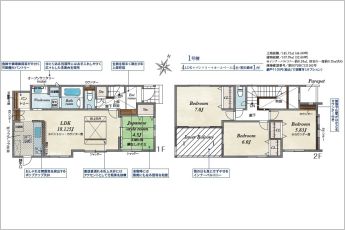 4LDK※図面と現況に相違ある場合には現況優先とします。