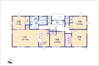 4LDK※図面と現況に相違ある場合には現況優先とします。