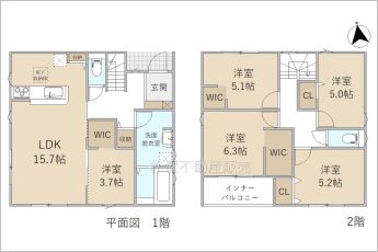 リーブルガーデン中央区舞阪町舞阪第2期　1号棟