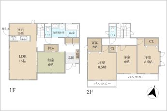 4LDK＋WIC※図面と現況に相違ある場合には現況優先とします。