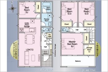 クレイドルガーデン中央区倉松町第1　1号棟