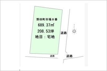 田原市野田町市場　売地