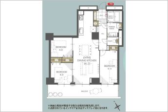 3LDK※図面と現況に相違ある場合には現況優先とします。