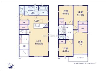 4LDK※図面と現況に相違ある場合には現況優先とします。
