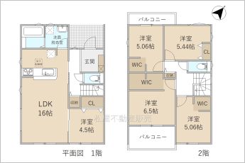 リーブルガーデン新城市市場台第1期　1号棟