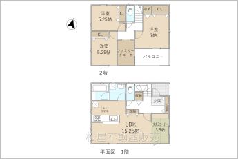 3LDK＋タタミコーナー3.5帖※図面と現況に相違ある場合には現況優先とします。