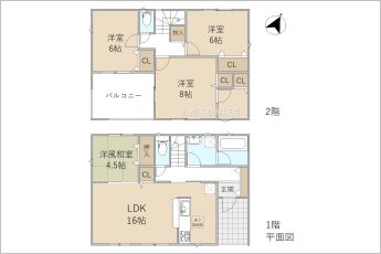 クレイドルガーデン豊川市国府町第6　1号棟