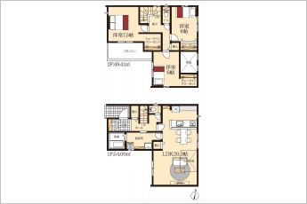3LDK※図面と現況に相違ある場合には現況優先とします。