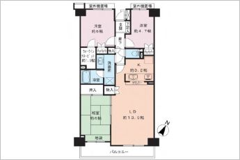 3LDK※図面と現況に相違ある場合には現況優先とします。