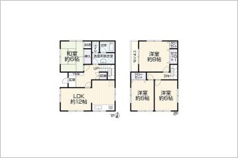 4LDK※図面と現況に相違ある場合には現況優先とします。