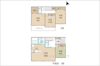 4LDK※図面と現況に相違ある場合には現況優先とします。