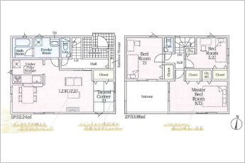 3LDK+畳コーナー※図面と現況に相違ある場合には現況優先とします。