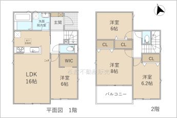 4LDK※図面と現況に相違ある場合には現況優先とします。