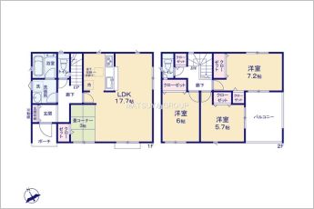 3LDK+タタミコーナー（3帖）