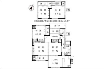 5LDK※図面と現況に相違ある場合には現況優先とします。