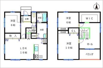 3LDK※図面と現況に相違ある場合には現況優先とします。