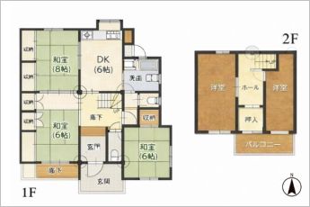 5DK※図面と現況に相違ある場合には現況優先とします。