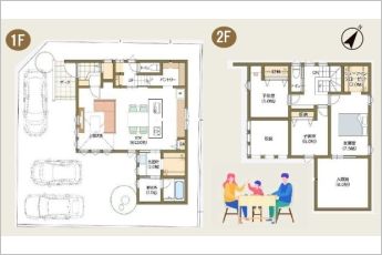 3LDK※図面と現況に相違ある場合には現況優先とします。