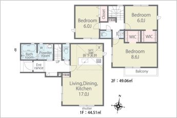 リナージュネクスジー安城市今池町4丁目1期　1号棟