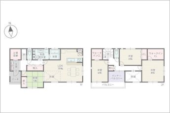 4LDK※図面と現況に相違ある場合には現況優先とします。