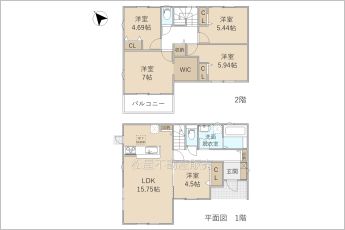 リーブルガーデン豊川伊奈町正庵第1期　2号棟