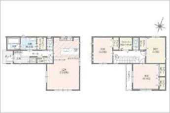 2SLDK※図面と現況に相違ある場合には現況優先とします。