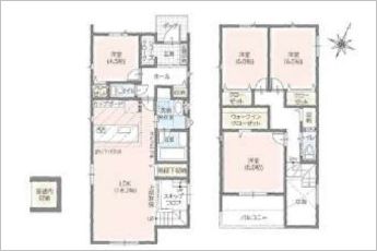 3LDK※図面と現況に相違ある場合には現況優先とします。