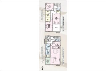 3SLDK＋タタミコーナー3帖※図面と現況に相違ある場合には現況優先とします。