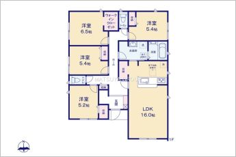 4LDK※図面と現況に相違ある場合には現況優先とします。