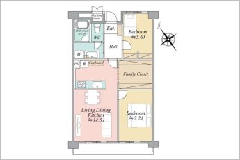 2LDK+ファミリークローク