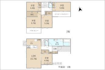 リーブルガーデン中央区立野町第1期　2号棟