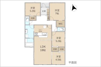 リーブルガーデン田原市波瀬町第1期　3号棟