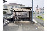 サイクルポート付きで自転車の保管にも便利です