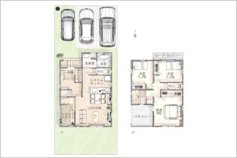3LDK※図面と現況に相違ある場合には現況優先とします。