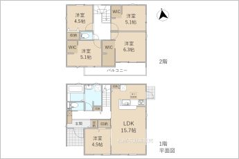 リーブルガーデン中央区江之島町　1号棟