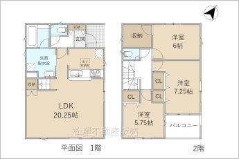 3LDK※図面と現況に相違ある場合には現況優先とします。