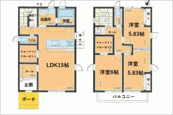 3LDK※図面と現況に相違ある場合には現況優先とします。