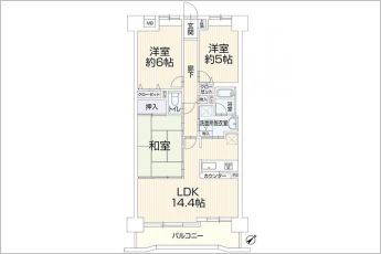 3LDK（リフォーム前）