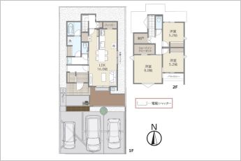 3SLDK※図面と現況に相違ある場合には現況優先とします。