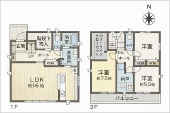 3SLDK※図面と現況に相違ある場合には現況優先とします。