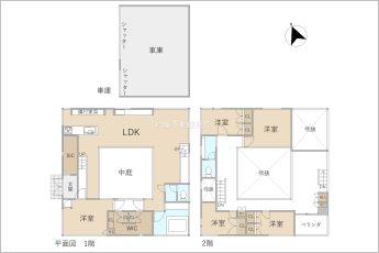 5LDK※図面と現況に相違ある場合には現況優先とします。