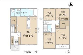 4LDK+ヌック+土間収納+WIC