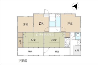 4DK※図面と現況に相違ある場合には現況優先とします。