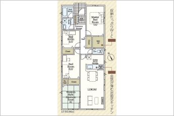 4LDK※図面と現況に相違ある場合には現況優先とします。