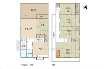5SLDK※図面と現況に相違ある場合には現況優先とします。