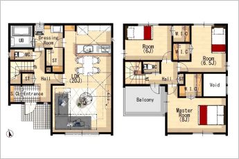 3LDK※図面と現況に相違ある場合には現況優先とします。