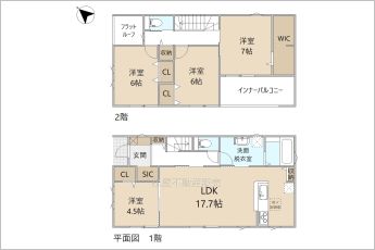 リーブルガーデン中央区篠原町　1号棟
