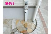 お庭作業にも便利な立水栓付きです