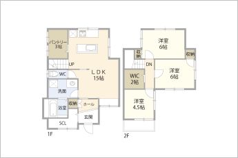 3SLDK※図面と現況に相違ある場合には現況優先とします。
